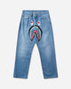 A Bathing Ape Shark Loose Fit 13 Oz Denim Pants M Indigo Pants Denim 1L80150006 INDIGO