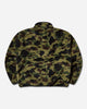 A Bathing Ape 1St Camo Fleece Jacket M Green Coats and Jackets Fleece Jackets 1L80140009 GREEN