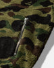 A Bathing Ape 1St Camo Fleece Jacket M Green Coats and Jackets Fleece Jackets 1L80140009 GREEN