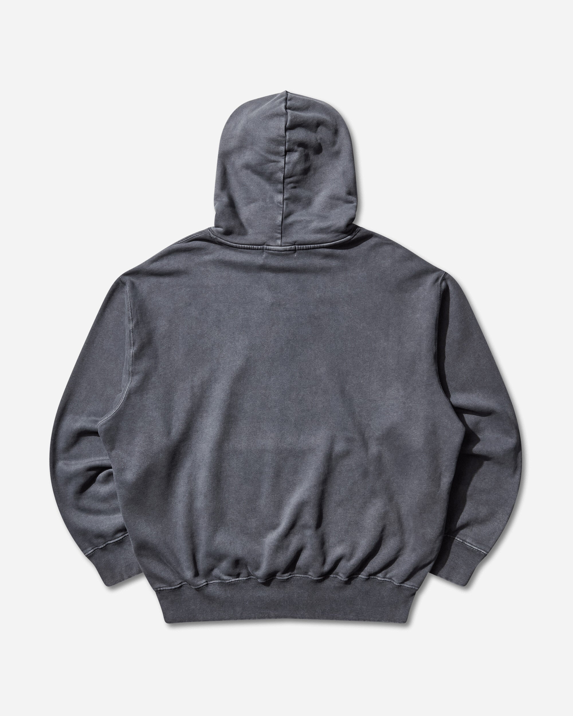 A Bathing Ape Garment Dye College Pullover Hoodie M Charcoal Sweatshirts Hoodies 1L80114304 CHARCOAL