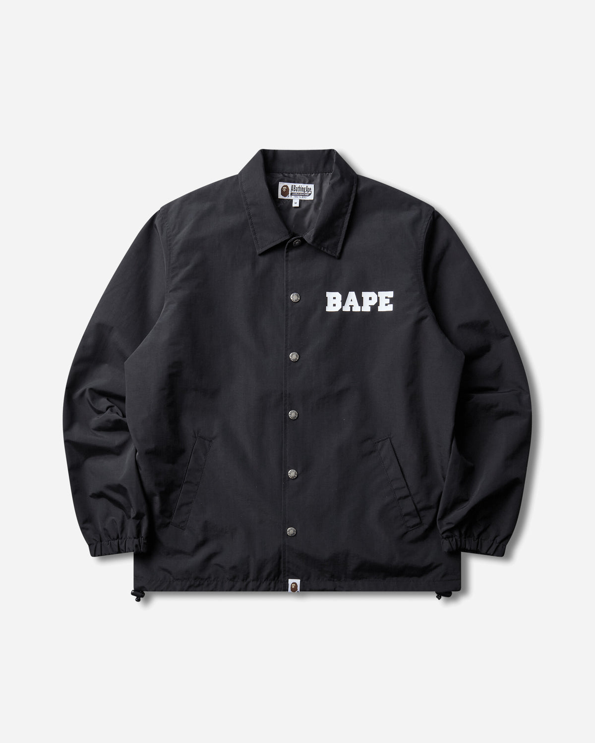 A Bathing Ape College Coach Jacket Black Coats and Jackets Jackets 1M70140008 BLACK