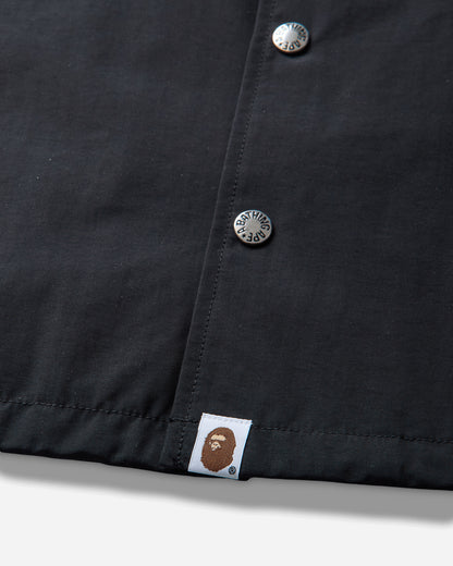 A Bathing Ape College Coach Jacket Black Coats and Jackets Jackets 1M70140008 BLACK