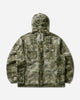 A Bathing Ape Multi Pixel Camo Mask Hooded Shirt Jacket Green Coats and Jackets Jackets 1M30140307 GREEN