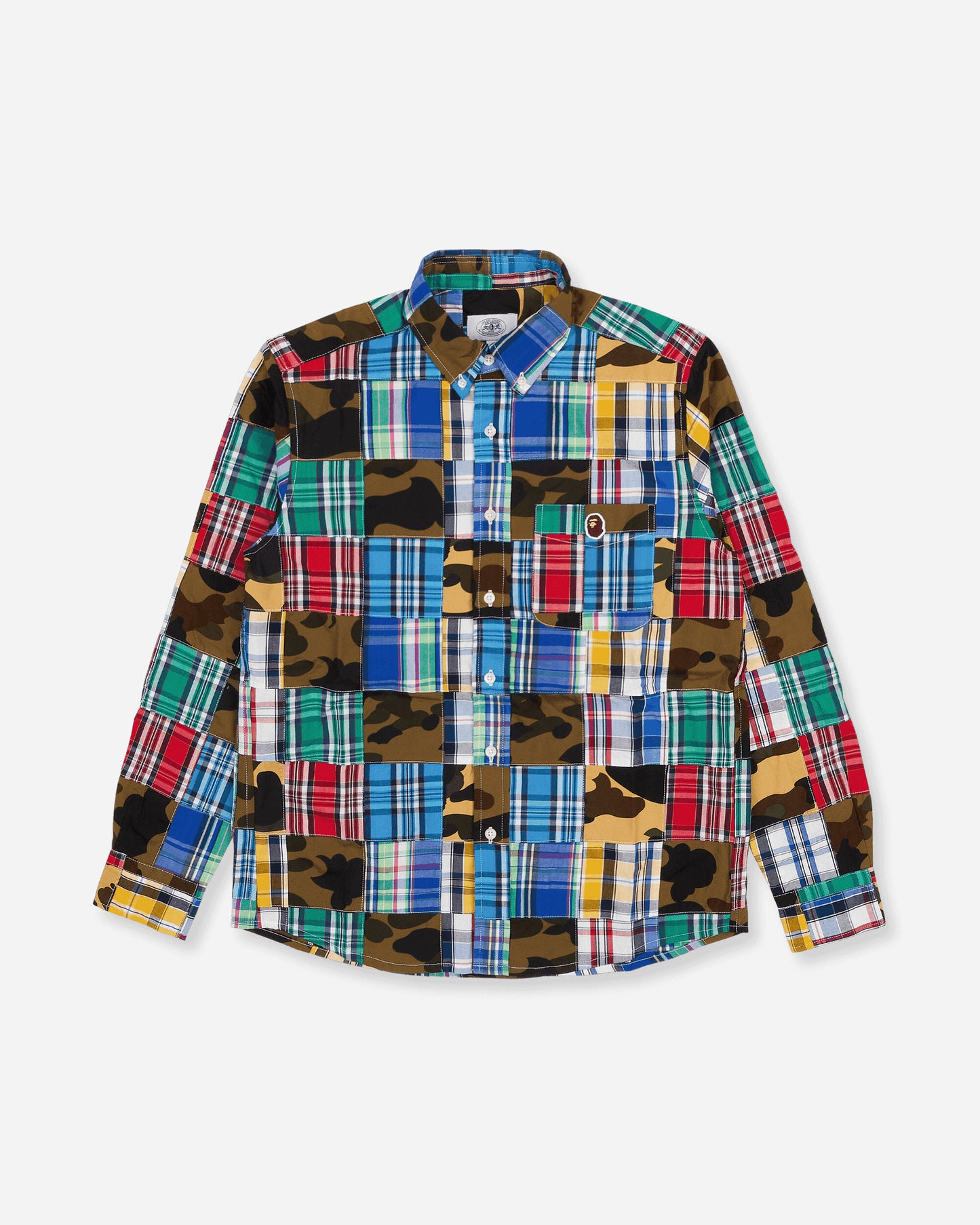 A Bathing Ape Patchwork Bd MULTI Shirts Longsleeve Classic 1G30131005 MULTI