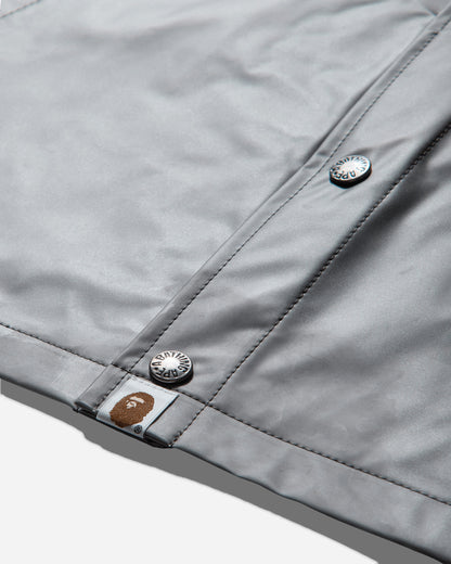 A Bathing Ape Clear M BLACK Outerwear Parka Jackets 1F80140014 001