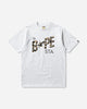 A Bathing Ape 1St Camo Bape Sta Tee White T-Shirts Shortsleeve 1M30110017 WHITE