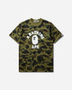 A Bathing Ape 1St Camo College Tee Green T-Shirts Shortsleeve 1M80109006 GRX