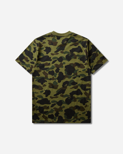 A Bathing Ape 1St Camo College Tee Green T-Shirts Shortsleeve 1M80109006 GRX