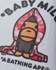 A Bathing Ape Abc Camo Milo Hoodie Tee WhiteXPink T-Shirts Shortsleeve 2M30110005 WHXPK