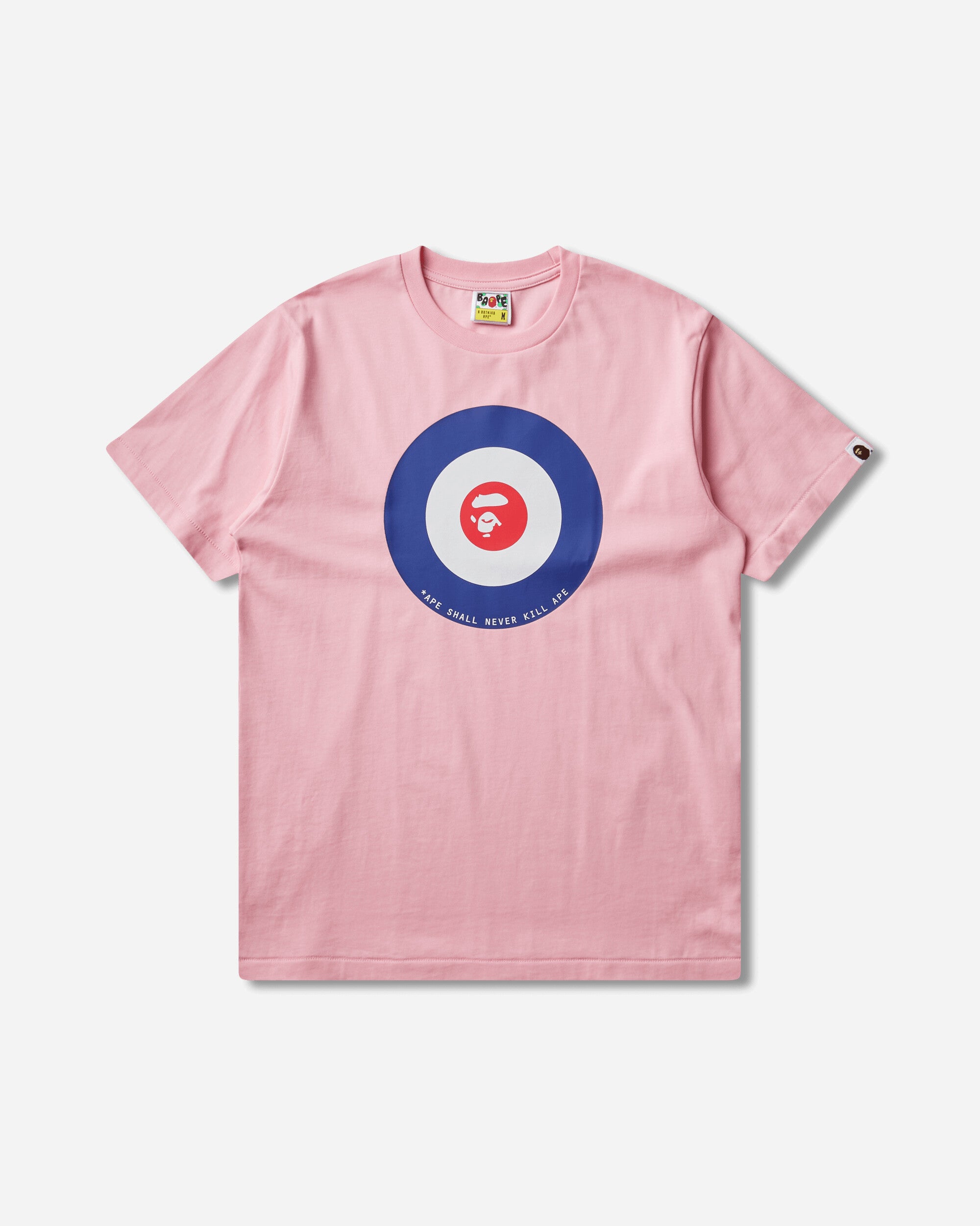 A Bathing Ape Ape Target Tee Pink T-Shirts Shortsleeve 1M30110303 PINK