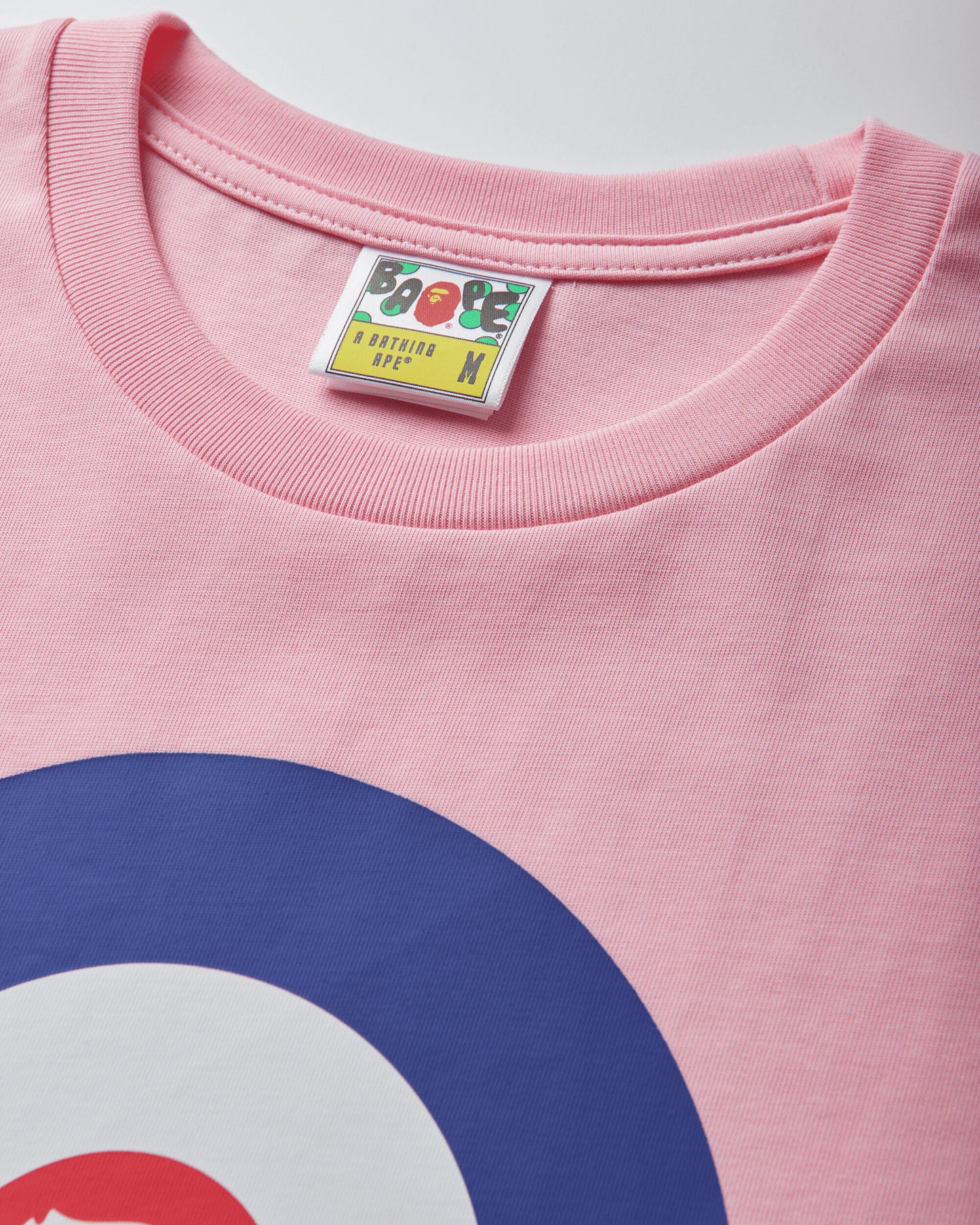 A Bathing Ape Ape Target Tee Pink T-Shirts Shortsleeve 1M30110303 PINK