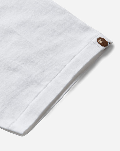 A Bathing Ape Art Camo College Tee M White T-Shirts Shortsleeve 1L80110035 WHITE