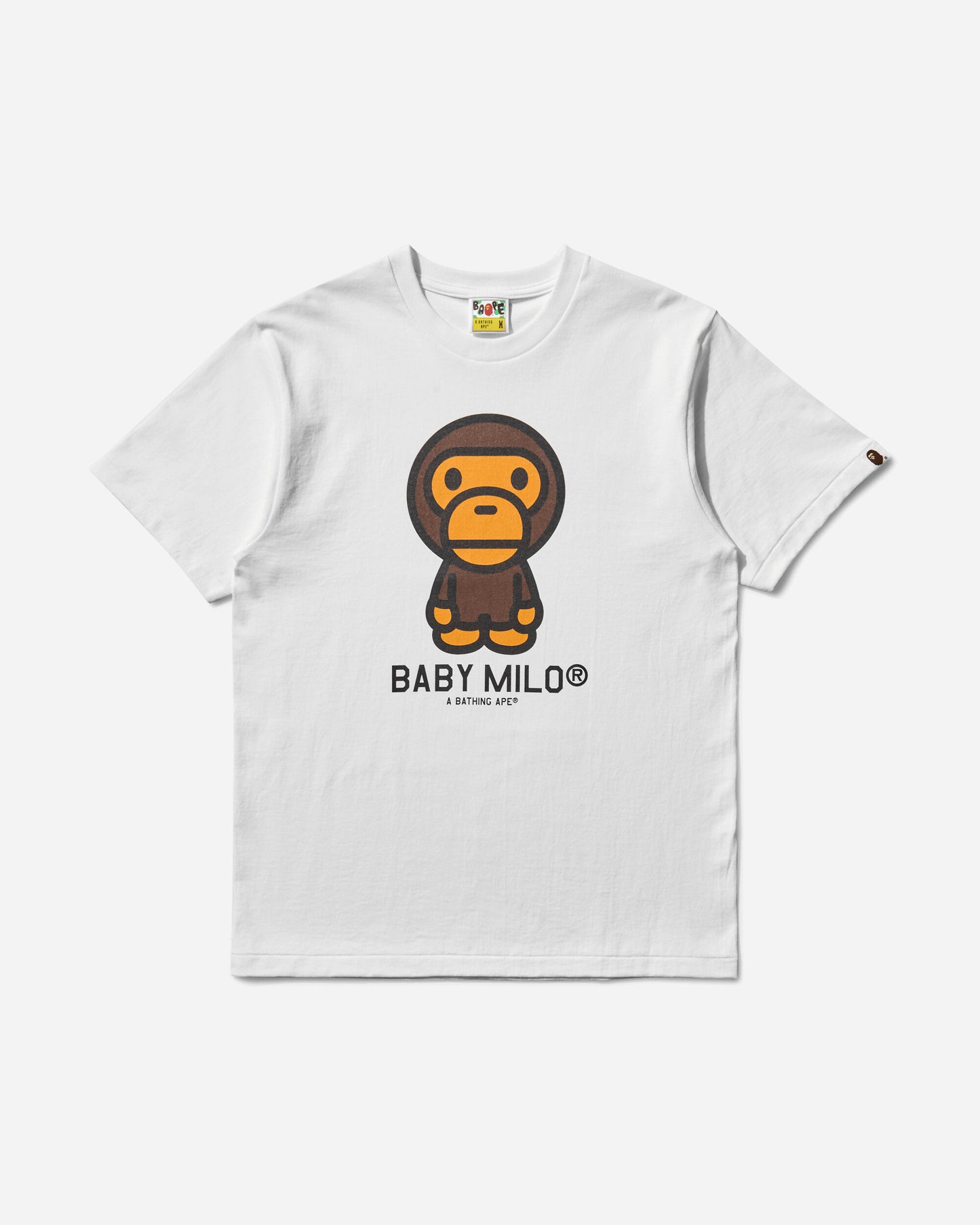 A Bathing Ape Baby Milo Tee M White T-Shirts Shortsleeve 2L30110001 WHITE
