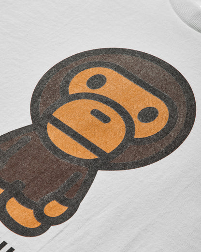 A Bathing Ape Baby Milo Tee M White T-Shirts Shortsleeve 2L30110001 WHITE