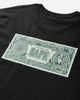 A Bathing Ape Bape Banknote Tee Black T-Shirts Shortsleeve 1M30110306 BLACK