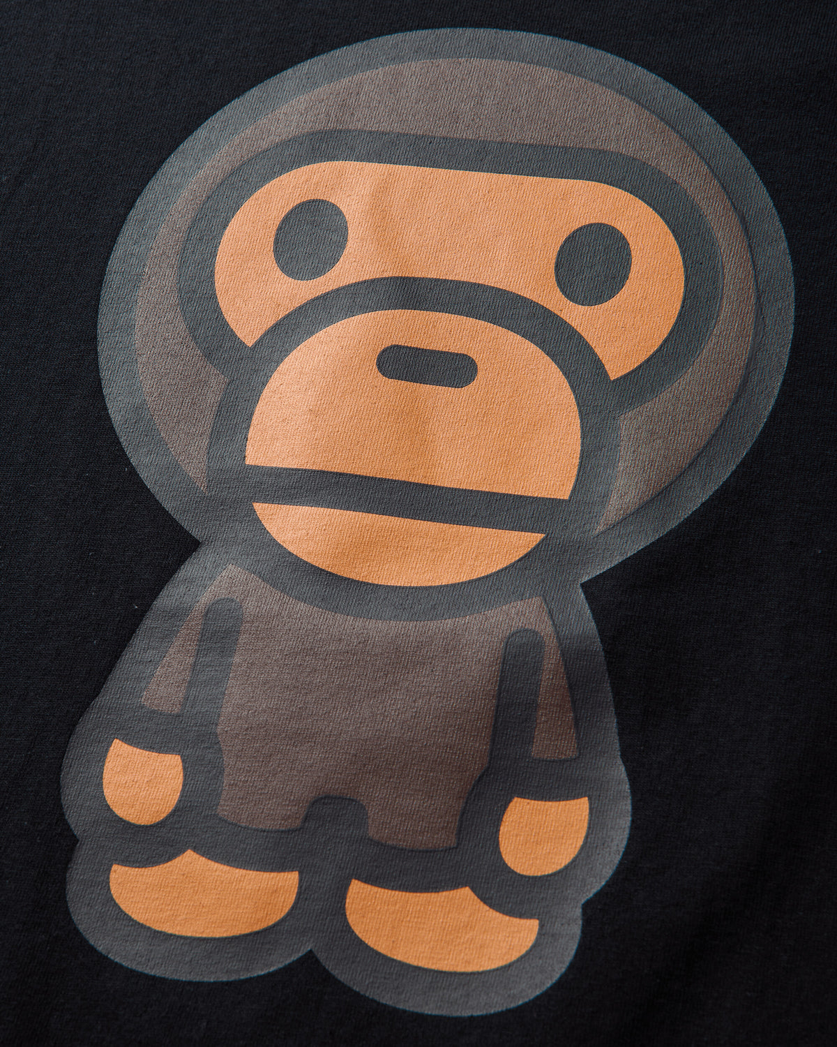 A Bathing Ape Big Baby Milo Tee Black T-Shirts Shortsleeve 2M80110002 BKX