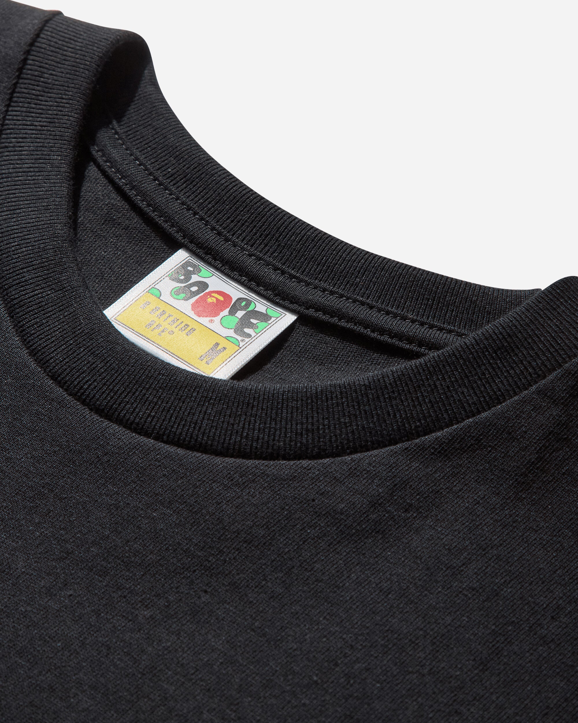 A Bathing Ape Big Baby Milo Tee M Black T-Shirts Shortsleeve 2L80110002 BLACK