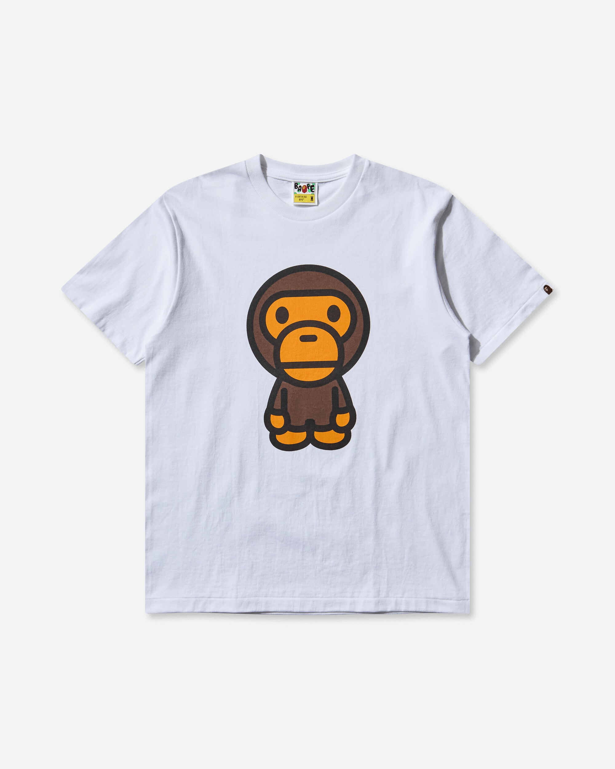 A Bathing Ape Big Baby Milo Tee M White T-Shirts Shortsleeve 2L80110002 WHITE