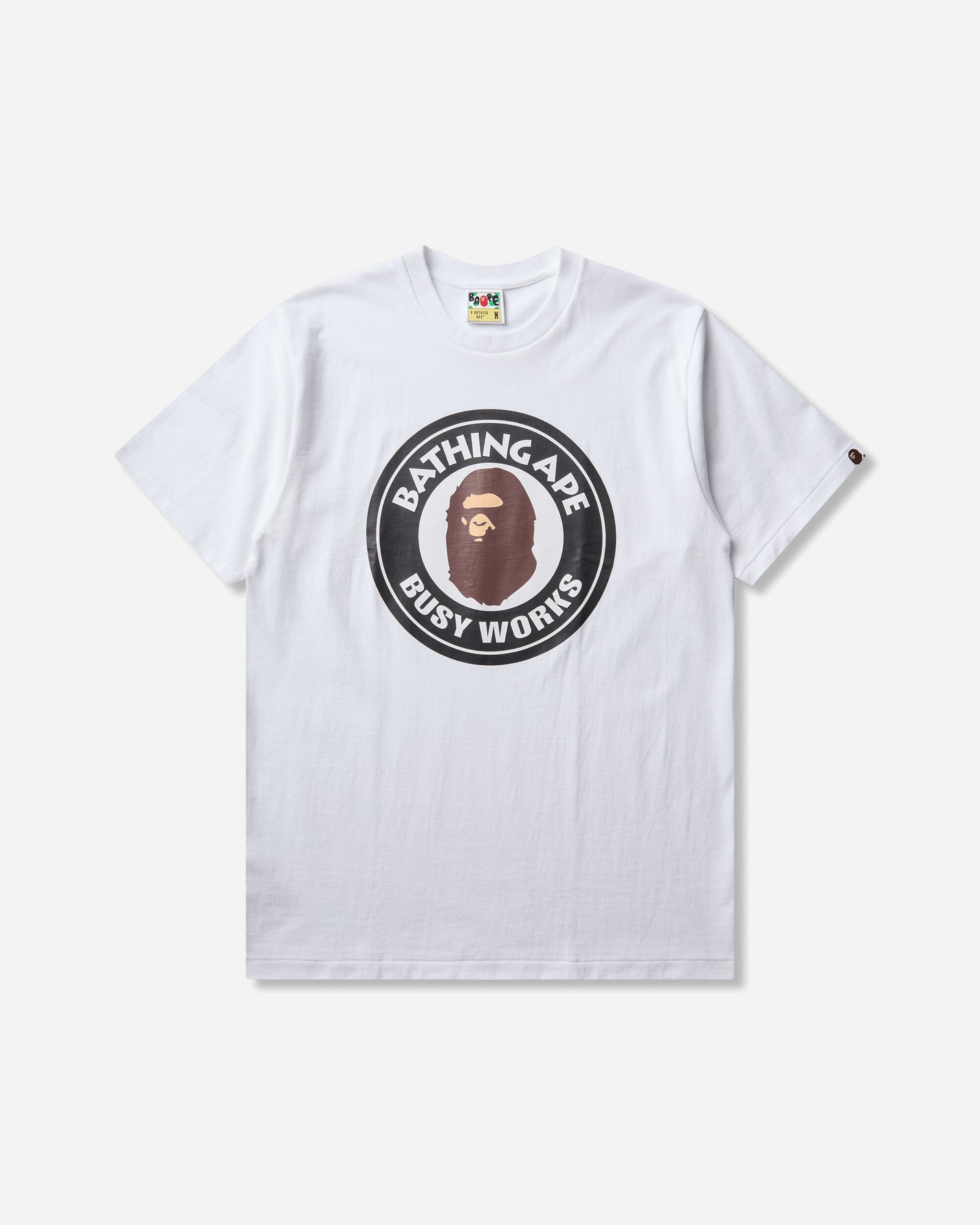 A Bathing Ape Busy Works Tee White T-Shirts Shortsleeve 1M80110002 WHX