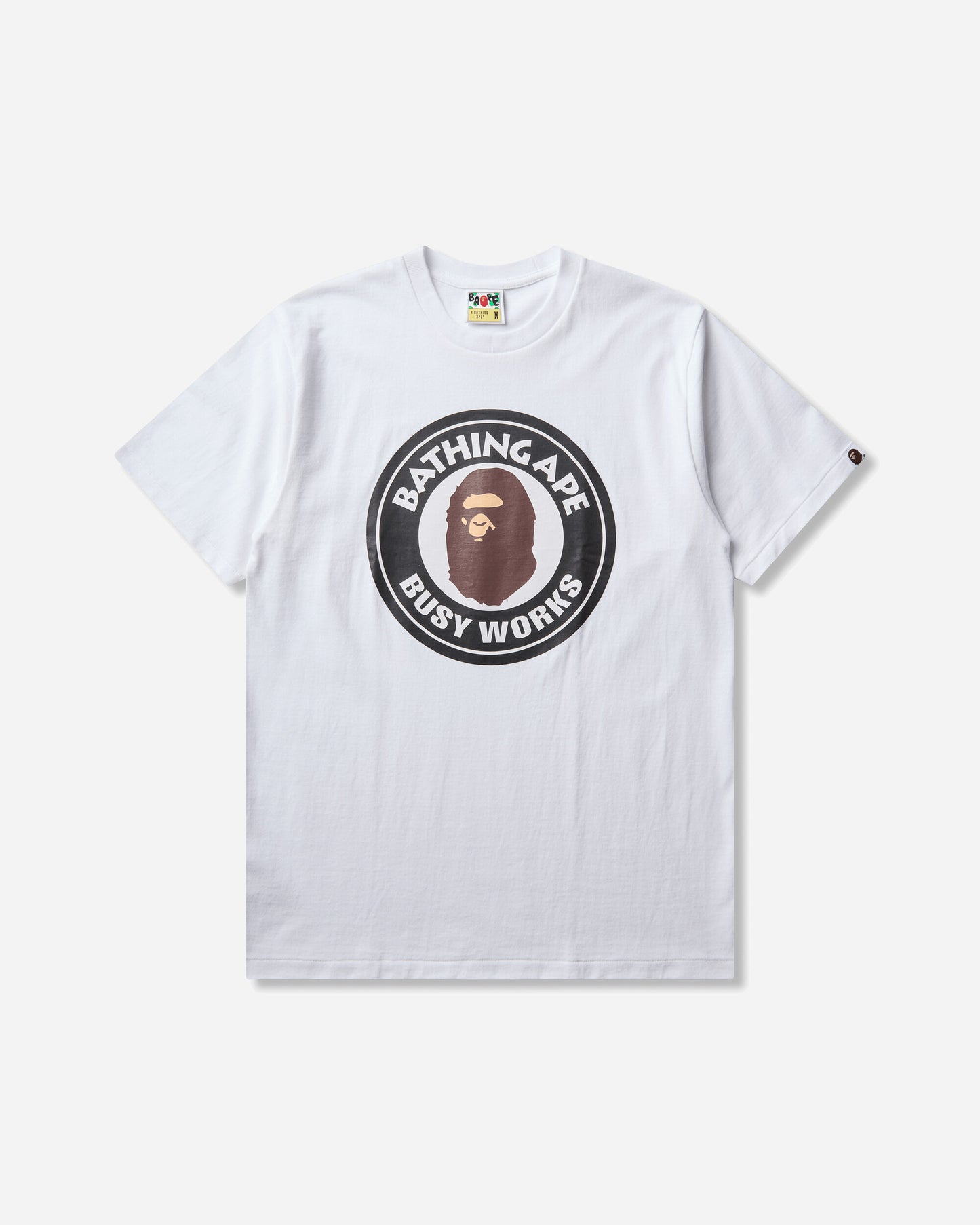 A Bathing Ape Busy Works Tee White T-Shirts Shortsleeve 1M80110002 WHX