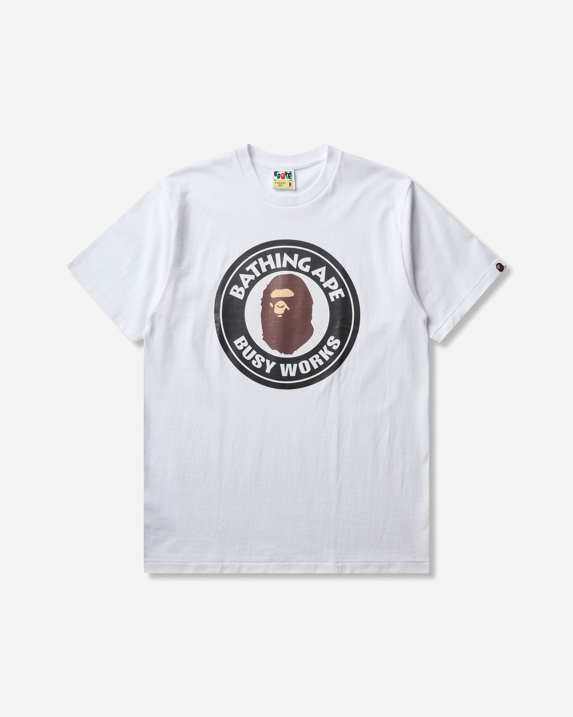 A Bathing Ape Busy Works Tee White T-Shirts Shortsleeve 1M80110002 WHX