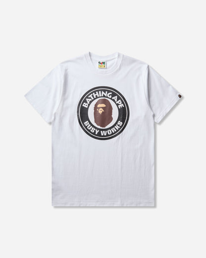A Bathing Ape Busy Works Tee White T-Shirts Shortsleeve 1M80110002 WHX