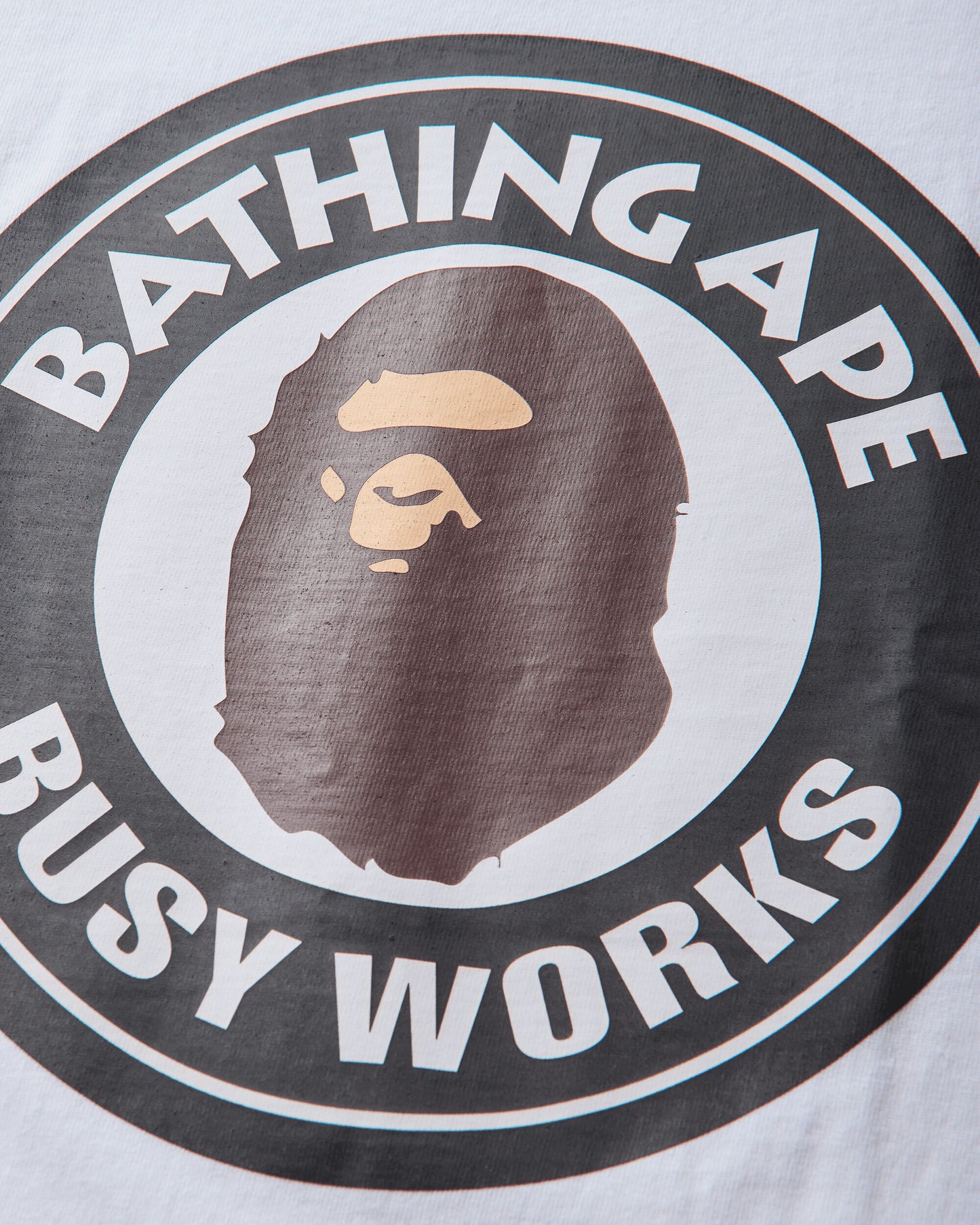A Bathing Ape Busy Works Tee White T-Shirts Shortsleeve 1M80110002 WHX