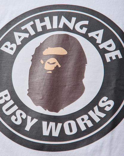 A Bathing Ape Busy Works Tee White T-Shirts Shortsleeve 1M80110002 WHX