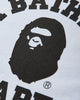 A Bathing Ape College Raglan Regular Fit Ls Tee White T-Shirts Shortsleeve 1M30111309 WHITE
