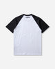 A Bathing Ape College Raglan Relaxed Fit Tee Black T-Shirts Shortsleeve 1M80109306 BKX