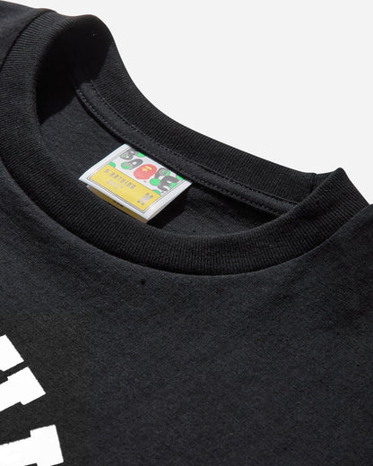 A Bathing Ape College Tee Black T-Shirts Shortsleeve 1M30110001 BLACK