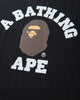 A Bathing Ape College Tee Black T-Shirts Shortsleeve 1M80110001 BKX
