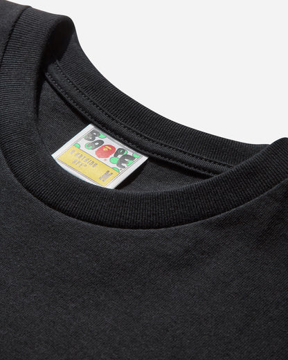 A Bathing Ape College Tee M Black T-Shirts Shortsleeve 1L80110001 BLACK
