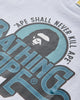 A Bathing Ape Genuine Garment Logo Tee M White T-Shirts Shortsleeve 1L80110048 WHITE