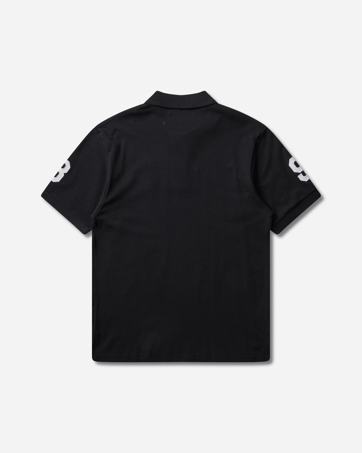 A Bathing Ape Large Ape Head Relaxed Fit Polo Black T-Shirts Shortsleeve 1M30112003 BLACK