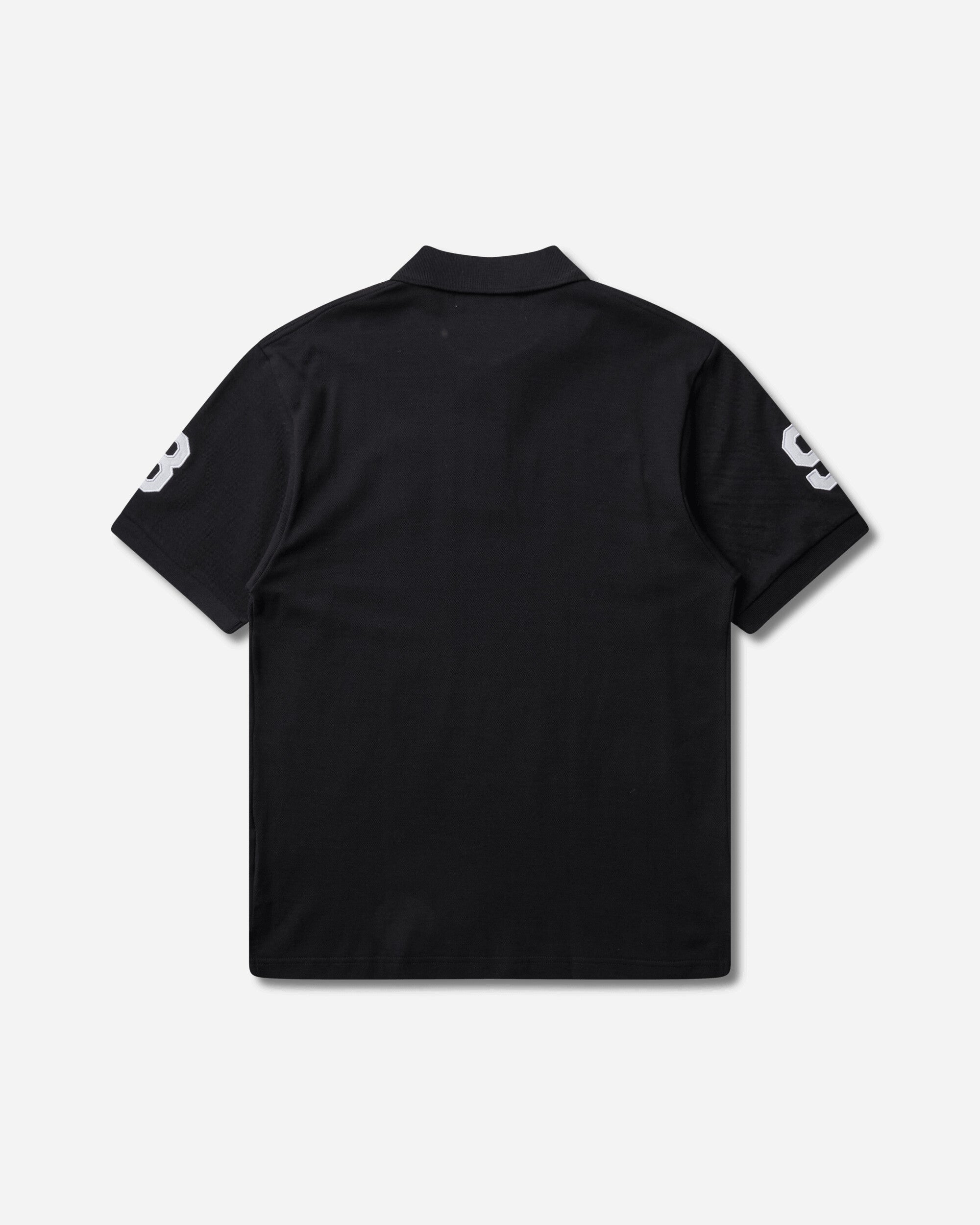 A Bathing Ape Large Ape Head Relaxed Fit Polo Black T-Shirts Shortsleeve 1M30112003 BLACK