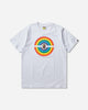 A Bathing Ape Ranbow Logo Busy Works Tee White T-Shirts Shortsleeve 1M30110305 WHITE
