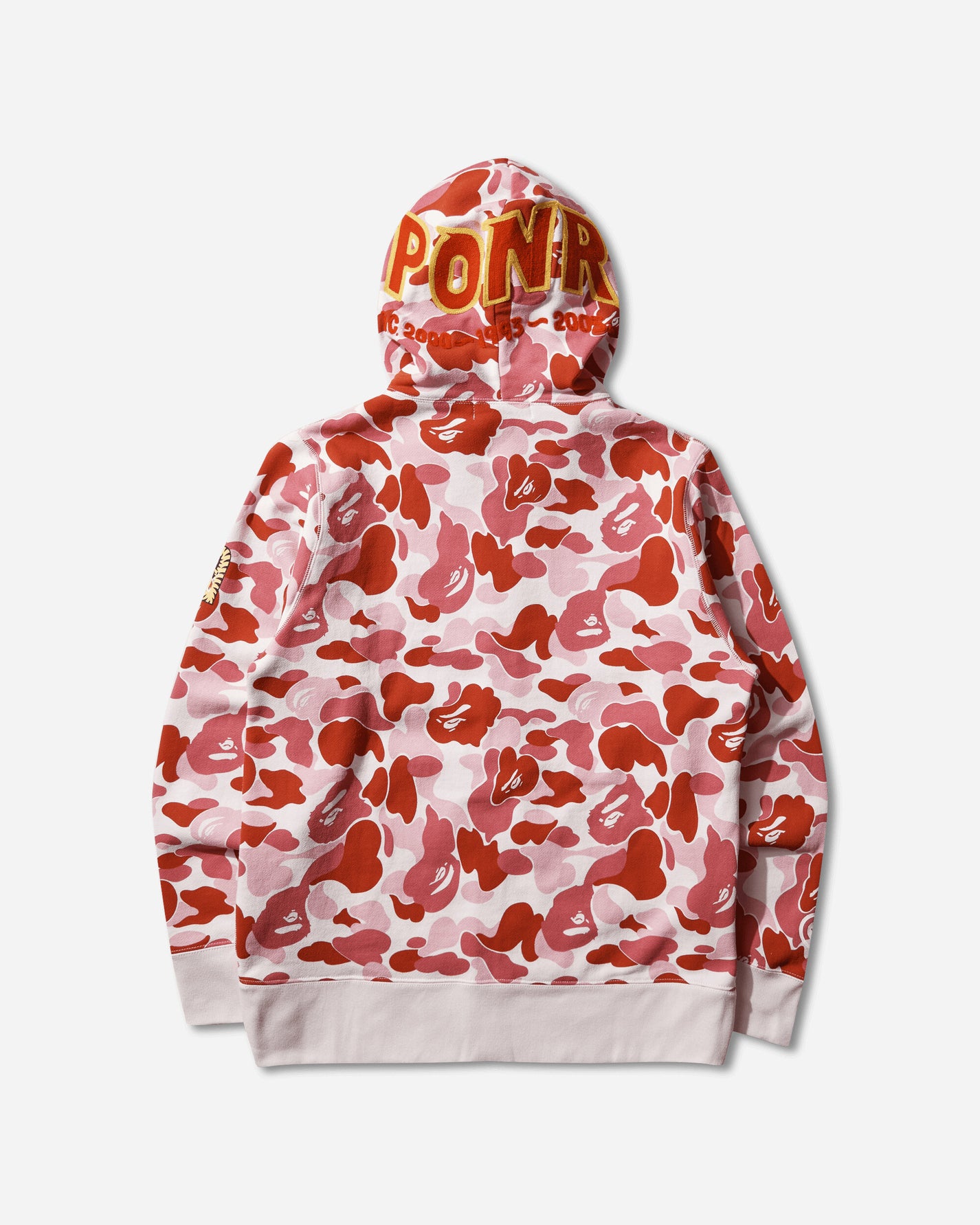 A Bathing Ape Abc Camo 2Nd Shark Full Zip Hoodie Pink Sweatshirts Zip-Ups 1M30115008 PINK
