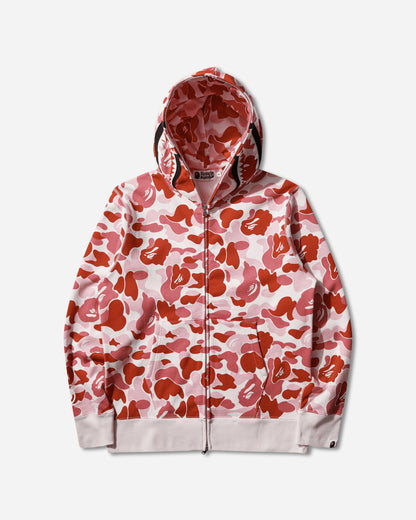 A Bathing Ape Abc Camo 2Nd Shark Full Zip Hoodie Pink Sweatshirts Zip-Ups 1M30115008 PINK