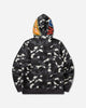 A Bathing Ape City Camo Shark Regular Fit Full Zip Hoodie Black Sweatshirts Zip-Ups 1M30115302 BLACK