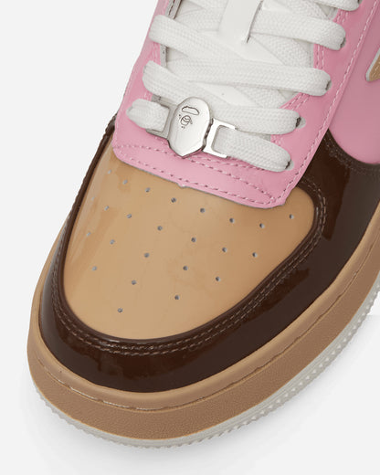 A Bathing Ape Bape Sta #6-1 M2 Brown Sneakers Low 1M30191306 BROWN