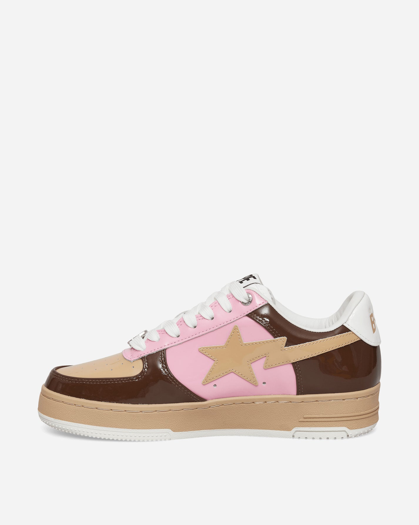A Bathing Ape Bape Sta #6-1 M2 Brown Sneakers Low 1M30191306 BROWN