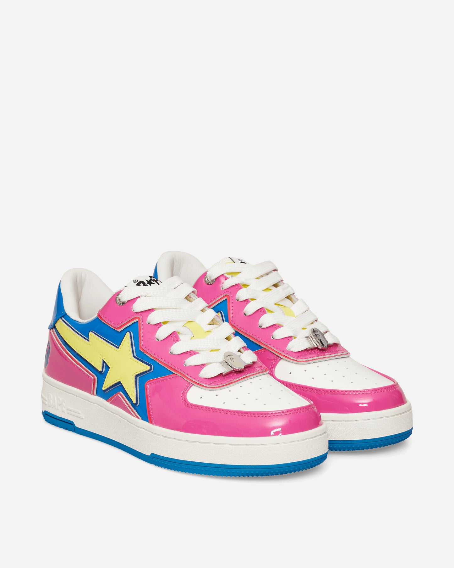 A Bathing Ape Bape Sta Icon 1 M2 Pink Sneakers Low 1M80191308 PKX