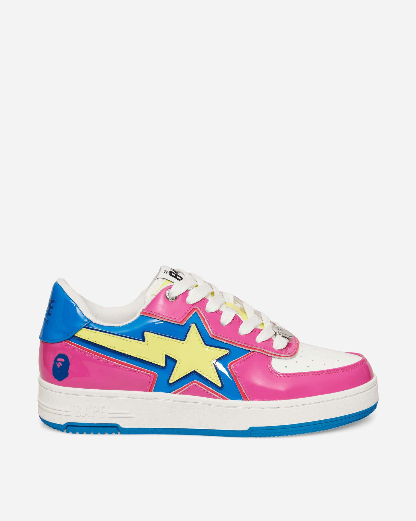 A Bathing Ape Bape Sta Icon 1 M2 Pink Sneakers Low 1M80191308 PKX
