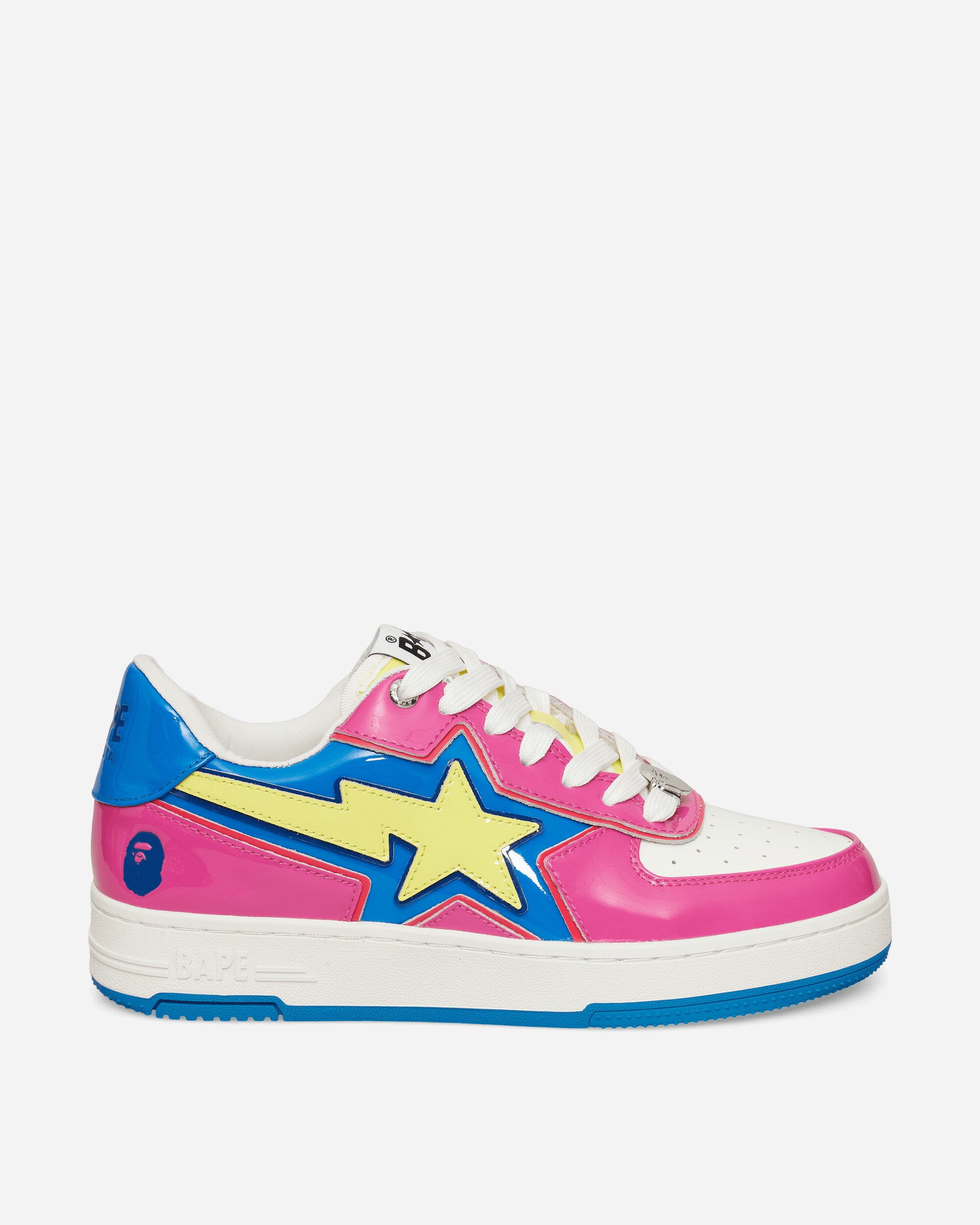 A Bathing Ape Bape Sta Icon 1 M2 Pink Sneakers Low 1M80191308 PKX