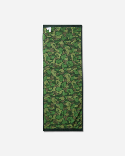 A Bathing Ape Abc Camo Compact Bath Towel Green Textile Bath Towels 1M70182002 GRX