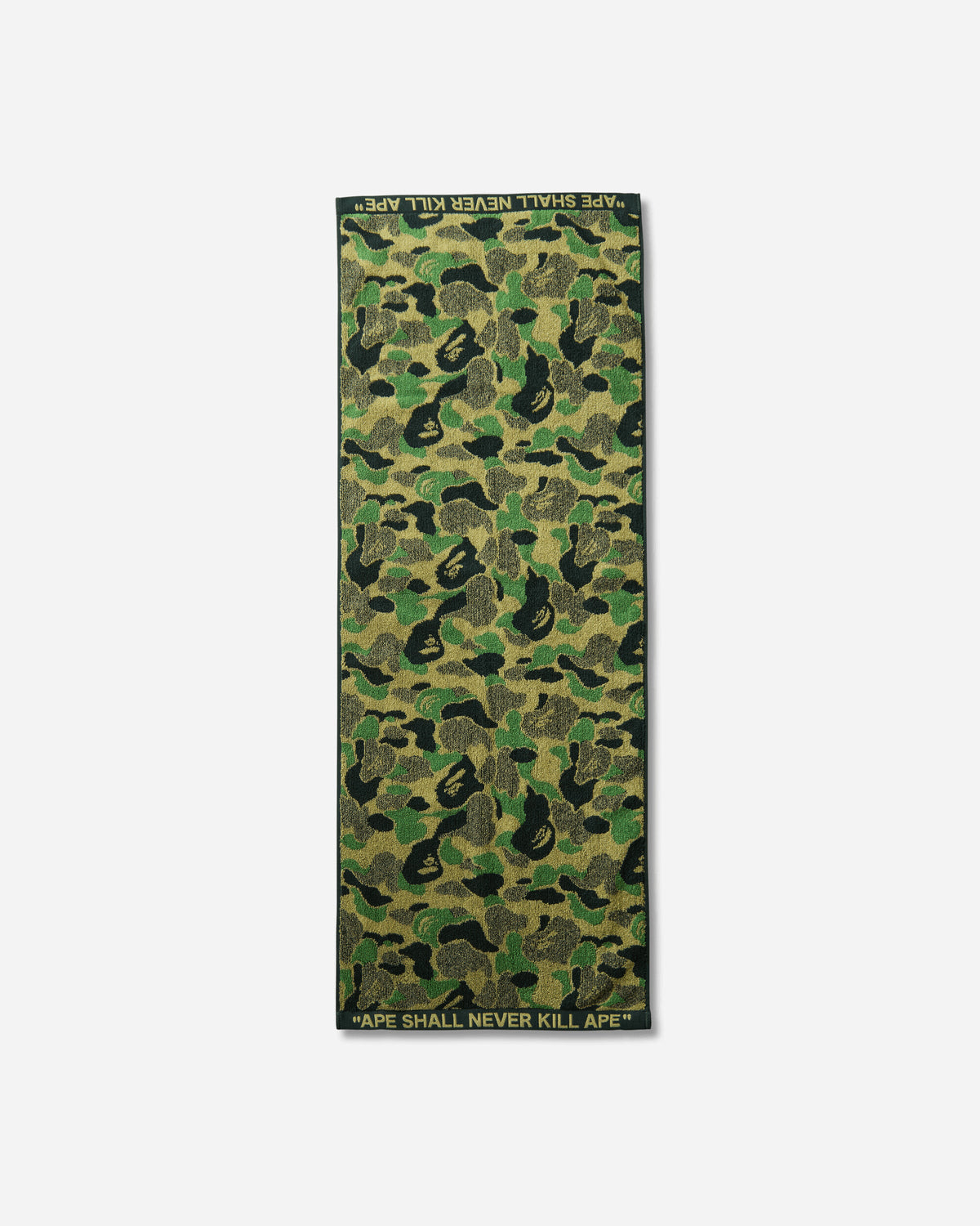 A Bathing Ape Abc Camo Compact Bath Towel Green Textile Bath Towels 1M70182002 GRX