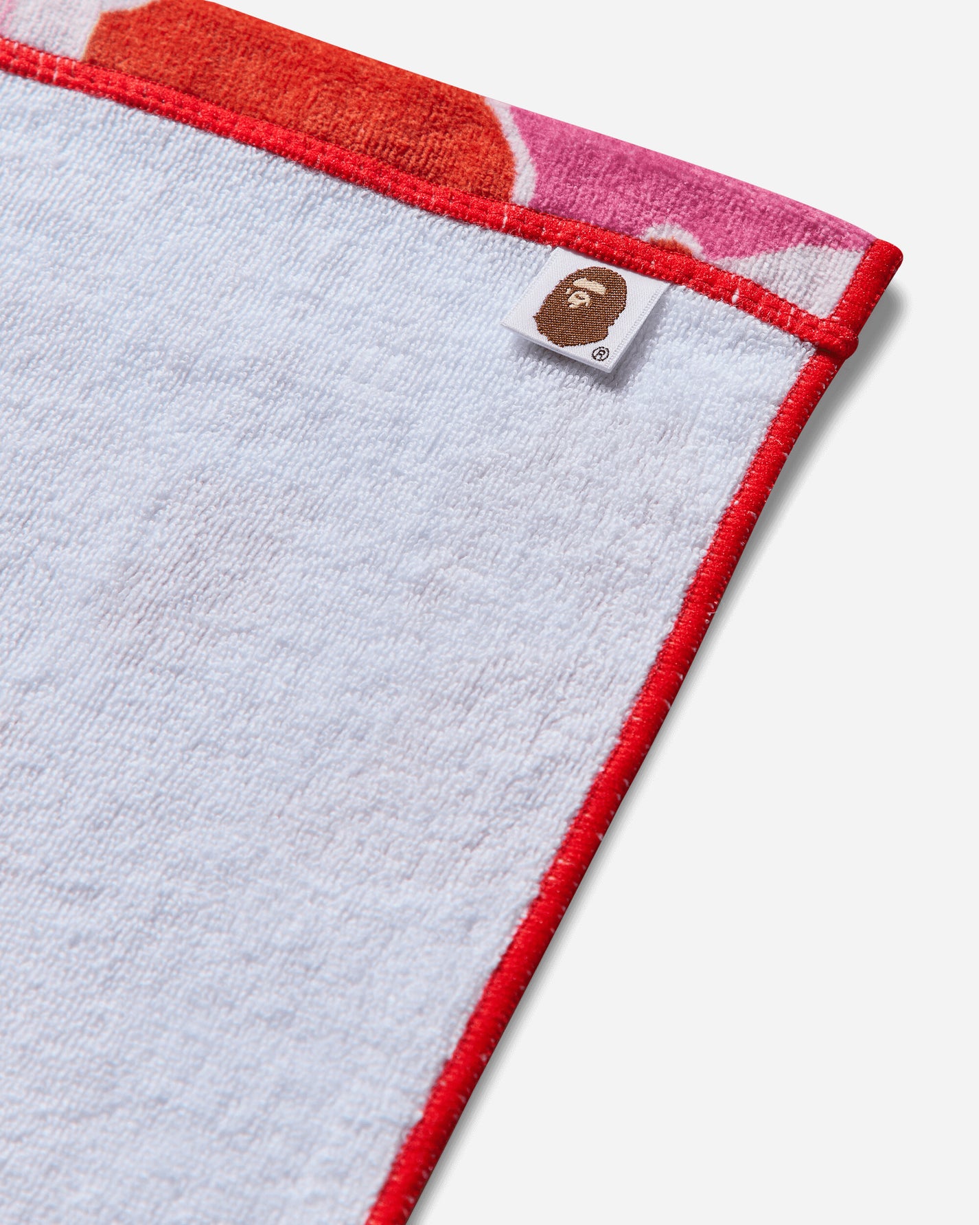 A Bathing Ape Abc Camo Beach Towel M Pink Textile Beach Towels 1L30182041 PINK