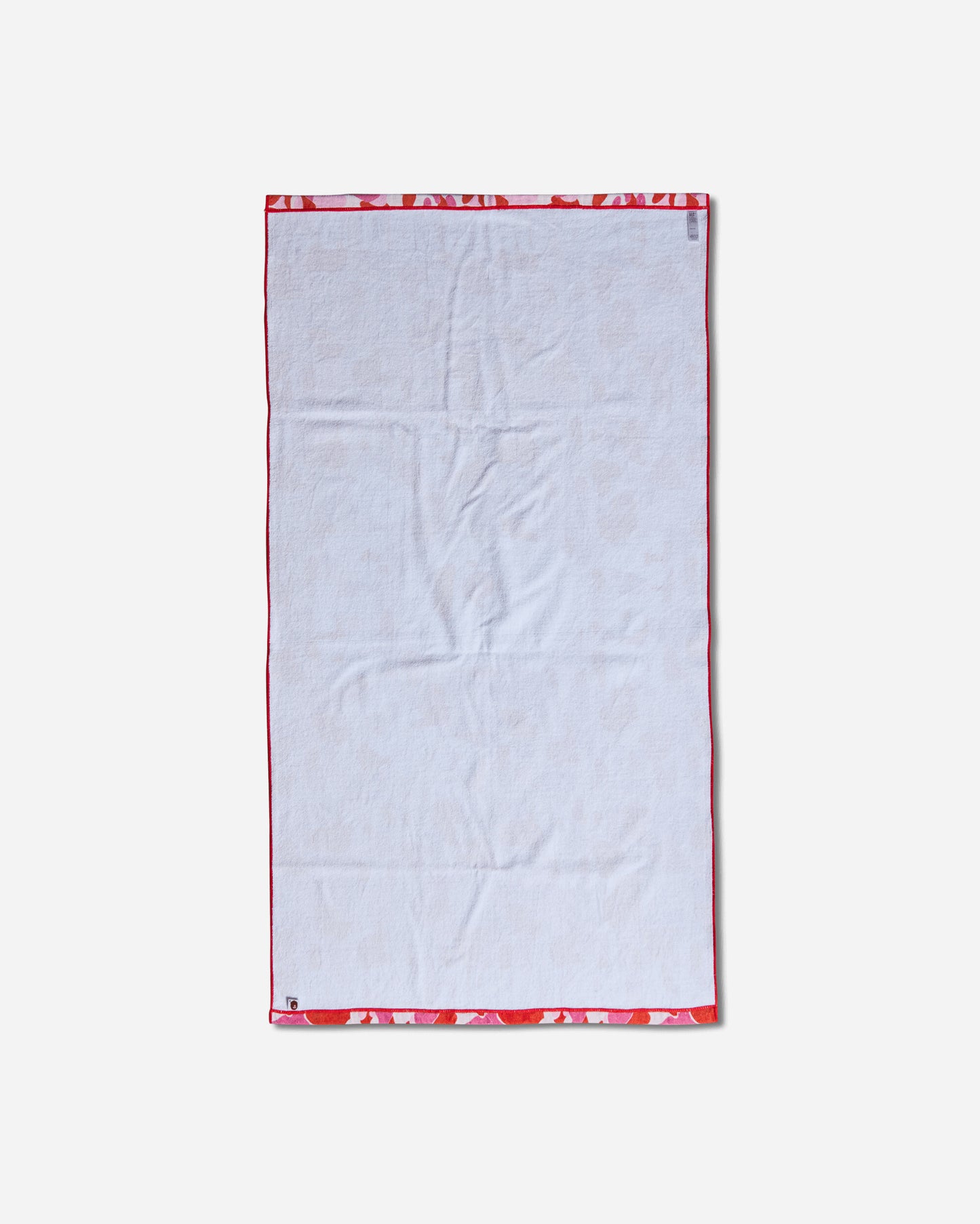 A Bathing Ape Abc Camo Beach Towel M Pink Textile Beach Towels 1L30182041 PINK