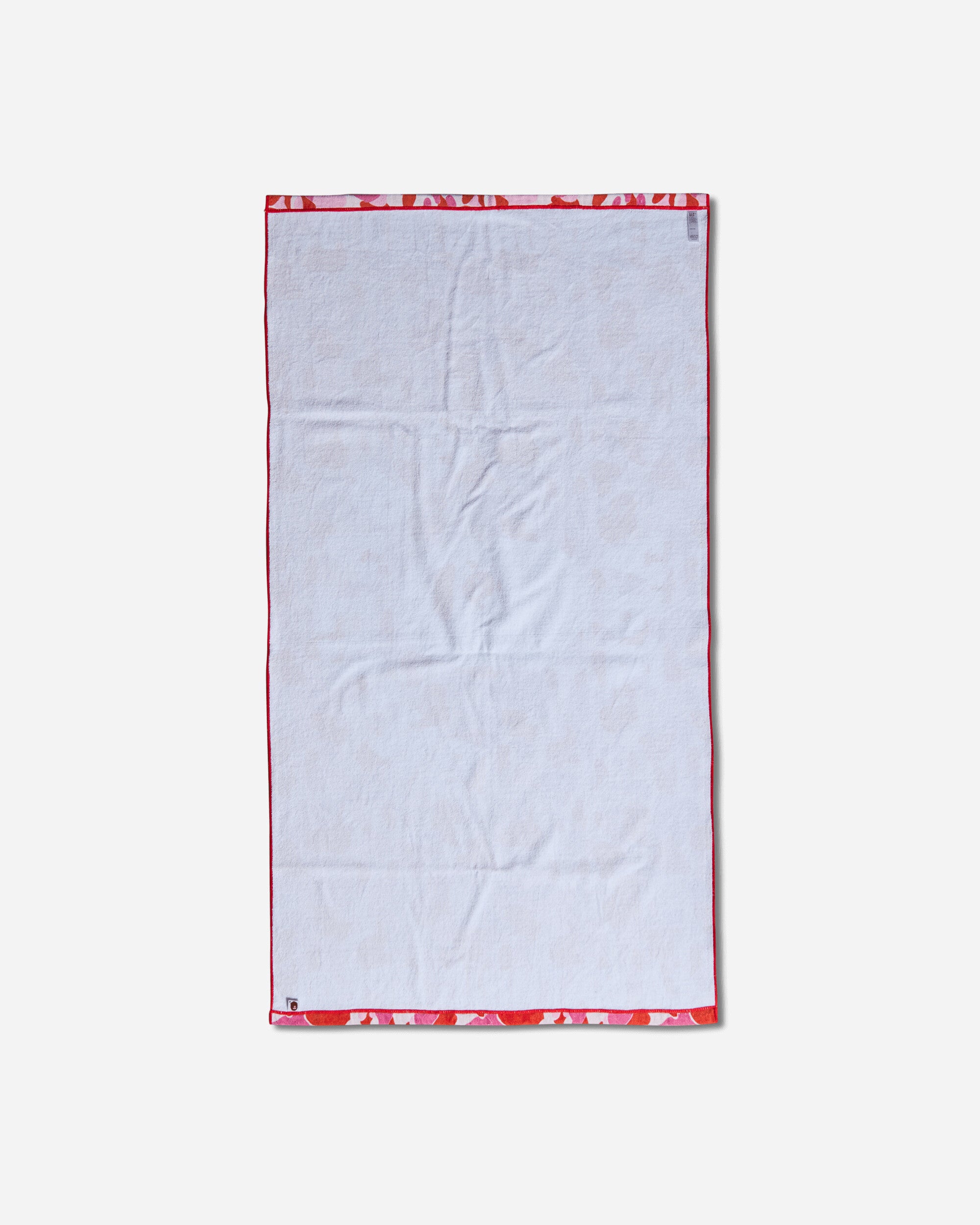 A Bathing Ape Abc Camo Beach Towel M Pink Textile Beach Towels 1L30182041 PINK